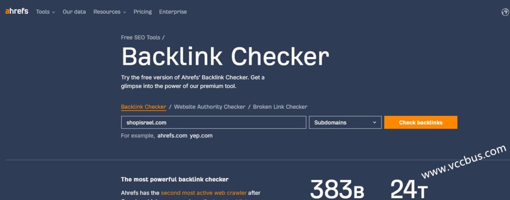 外链检查工具Backlink Checker推荐